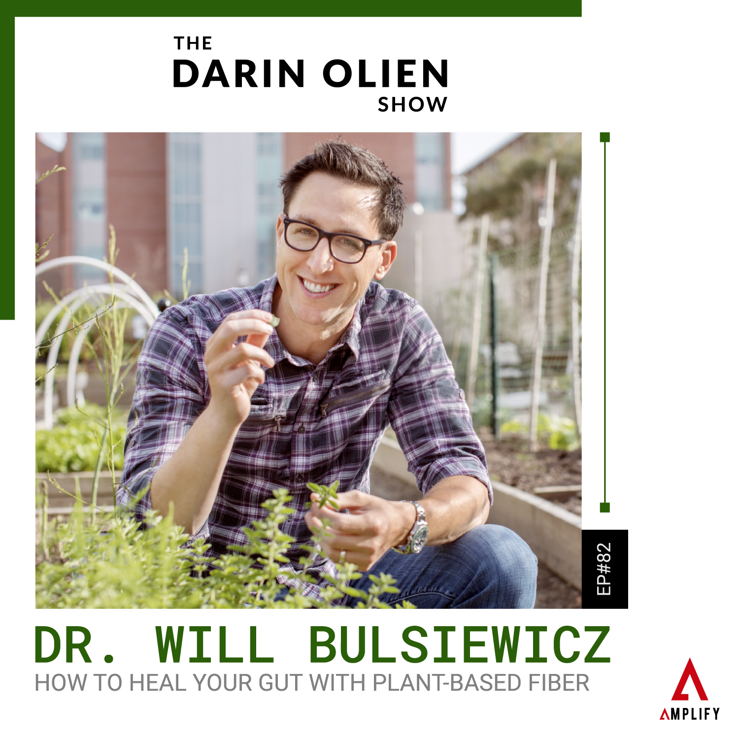 decorative image with the episode title and a picture of Dr. Will Bulsiewicz